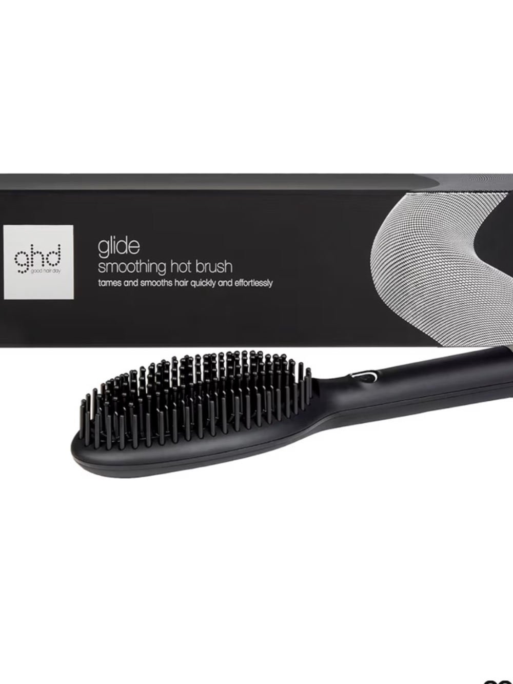ghd Glide Smoothing Hot Brush in Black